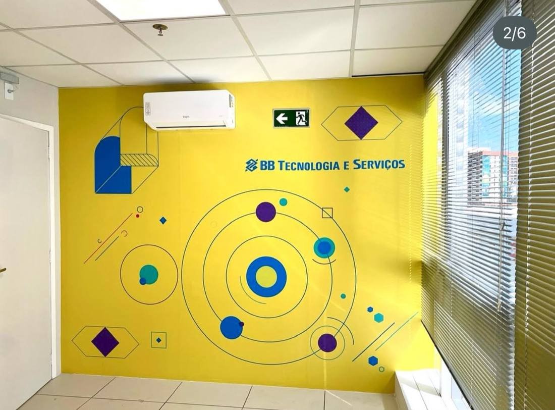 Comunicação visual interna em unidades da BB Tecnologia e Serviços